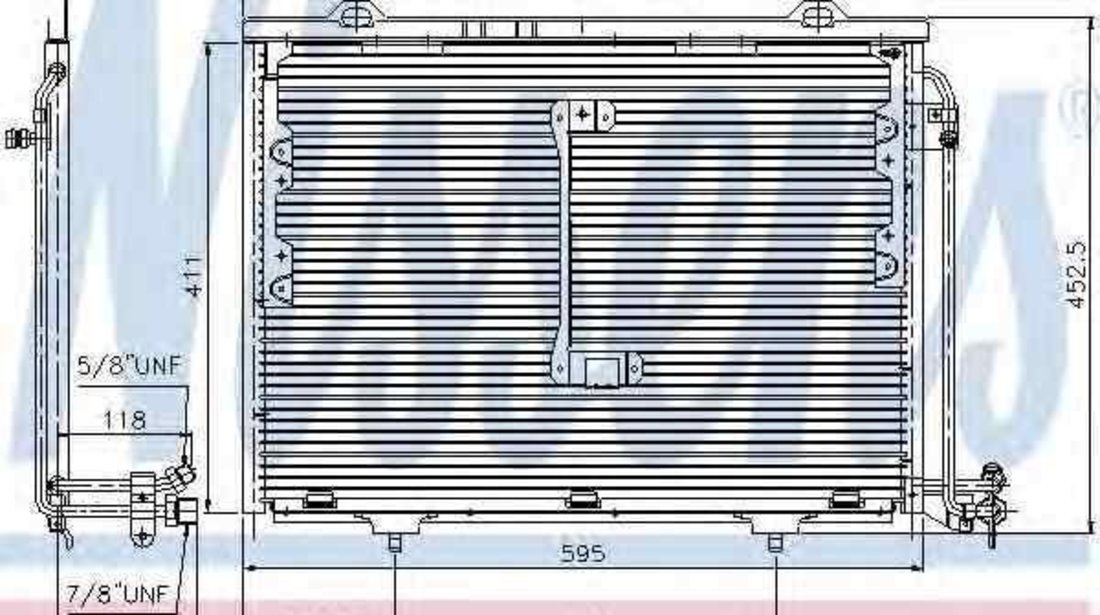 Radiator Clima Aer Conditionat MERCEDES-BENZ C-CLASS (W202) NISSENS 94284