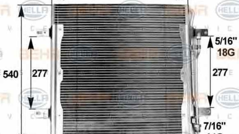 Radiator Clima Aer Conditionat MERCEDES-BENZ ATEGO HELLA 8FC 351 300-141