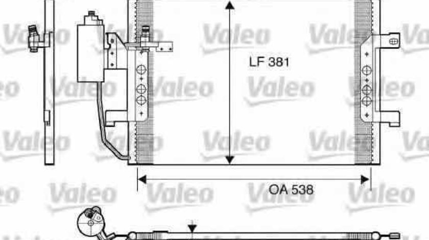 Radiator Clima Aer Conditionat MERCEDES-BENZ VANEO 414 VALEO 817841