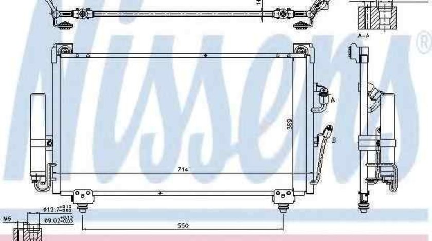 Radiator Clima Aer Conditionat MITSUBISHI OUTLANDER I (CU_W) NISSENS 940165