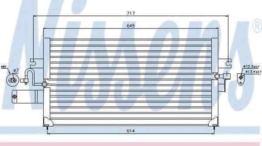 Radiator Clima Aer Conditionat NISSAN PRIMERA (P10) NISSENS 94427