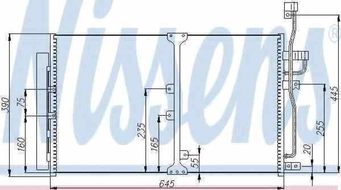 Radiator Clima Aer Conditionat OPEL ANTARA NISSENS 94977