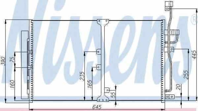 Radiator Clima Aer Conditionat OPEL ANTARA Producator NISSENS 94977