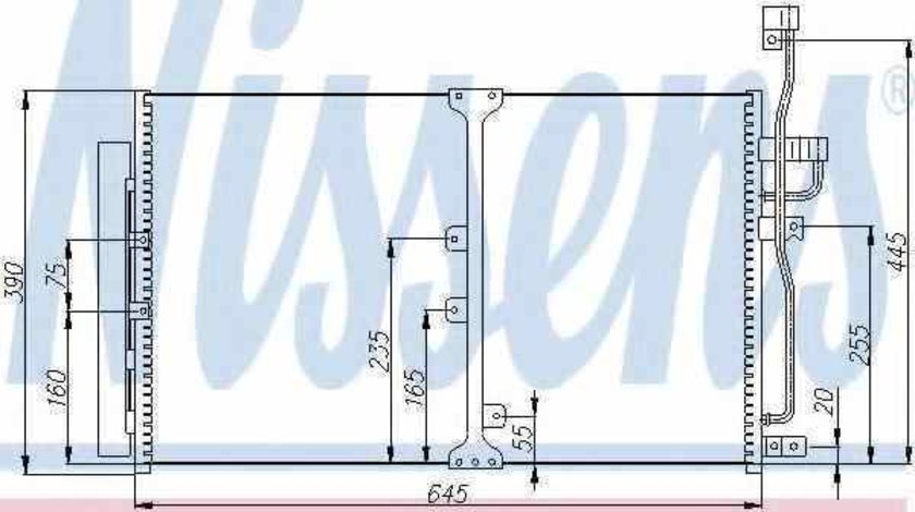 Radiator Clima Aer Conditionat OPEL ANTARA NISSENS 94977