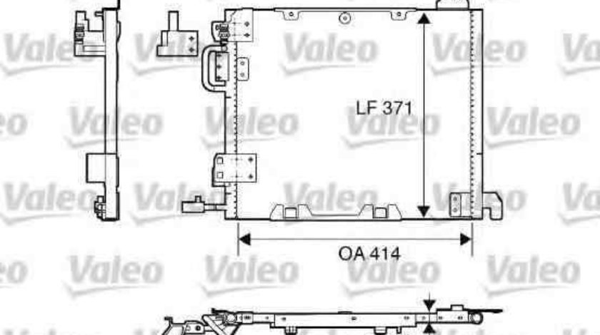 Radiator Clima Aer Conditionat OPEL ASTRA G combi (F35_) VALEO 817506