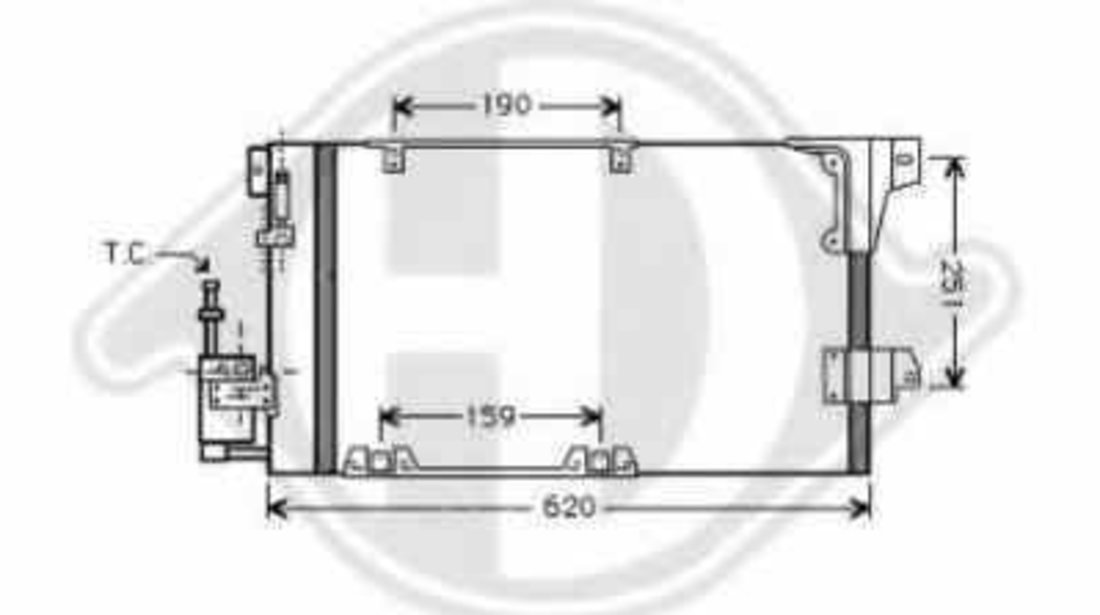 Radiator Clima Aer Conditionat OPEL ASTRA G combi F35 DIEDERICHS 8126218