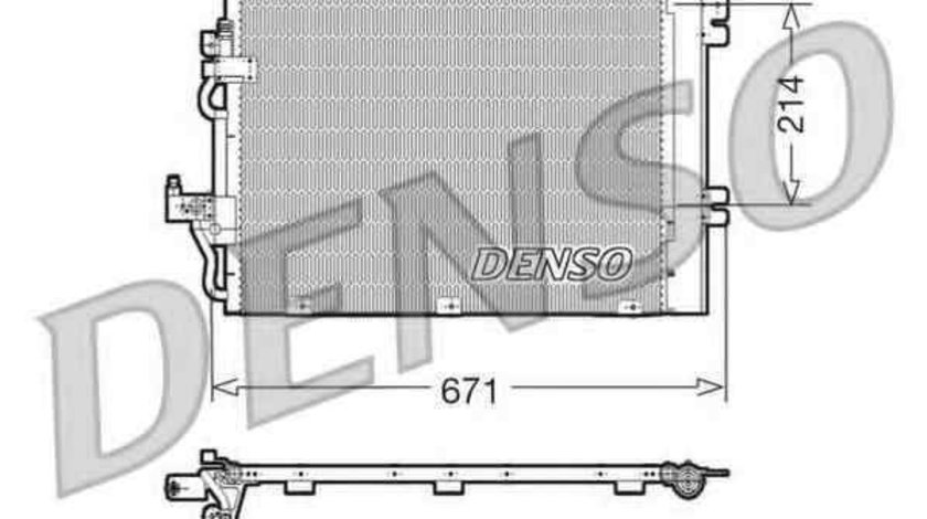 Radiator Clima Aer Conditionat OPEL ASTRA G hatchback (F48_, F08_) DENSO DCN20009