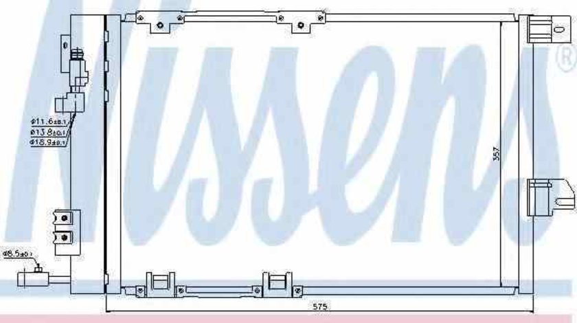 Radiator Clima Aer Conditionat OPEL ASTRA G hatchback F48 F08 NISSENS 94384