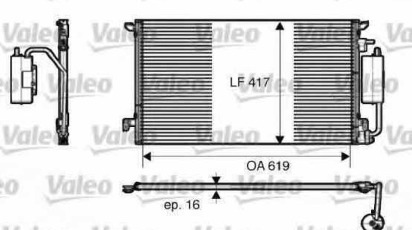 Radiator Clima Aer Conditionat OPEL SIGNUM VALEO 817809