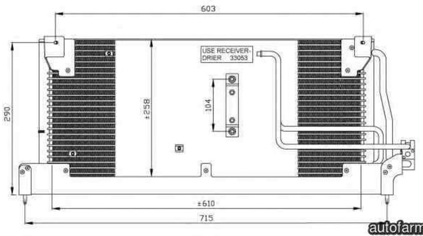 Radiator Clima Aer Conditionat OPEL TIGRA (95_) NRF 35242