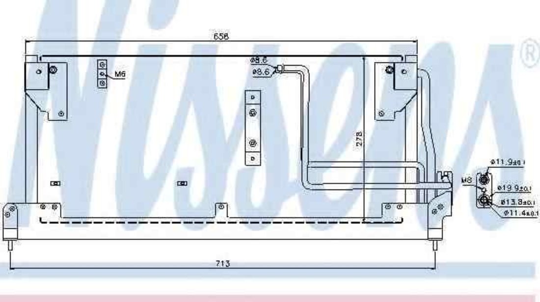 Radiator Clima Aer Conditionat OPEL TIGRA (95_) NISSENS 94502