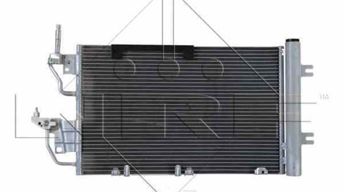 Radiator Clima Aer Conditionat OPEL ZAFIRA B A05 NRF 35633