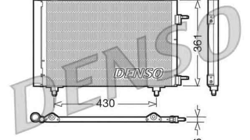 Radiator Clima Aer Conditionat PEUGEOT 308 SW DENSO DCN07019