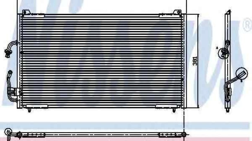 Radiator Clima Aer Conditionat PEUGEOT 406 Break (8E/F) NISSENS 94224