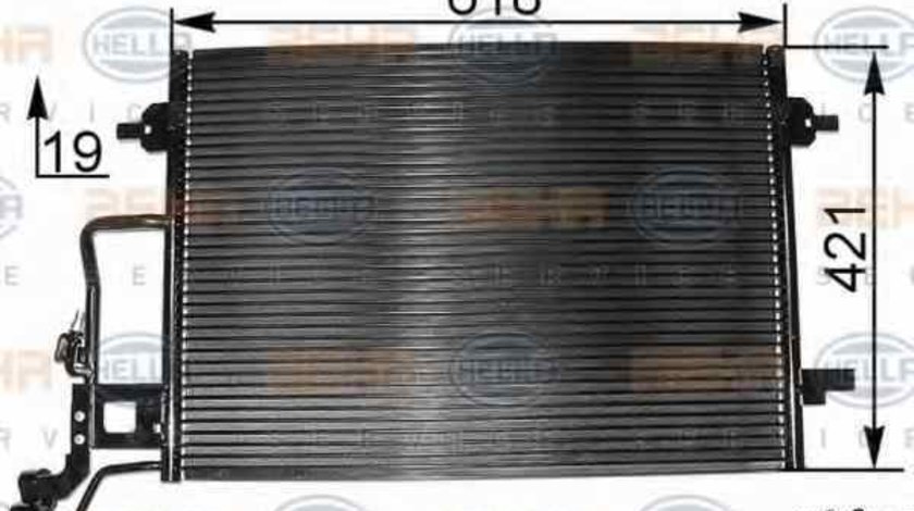 Radiator Clima Aer Conditionat SKODA SUPERB 3U4 HELLA 8FC 351 300-394