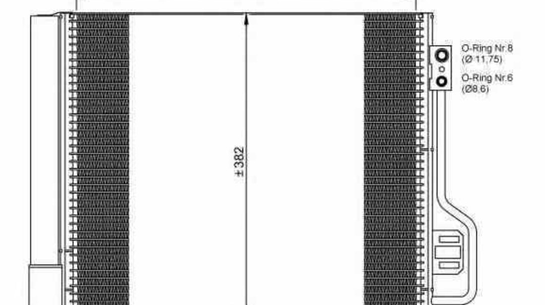 Radiator Clima Aer Conditionat SMART FORTWO cupe 451 NRF 35937