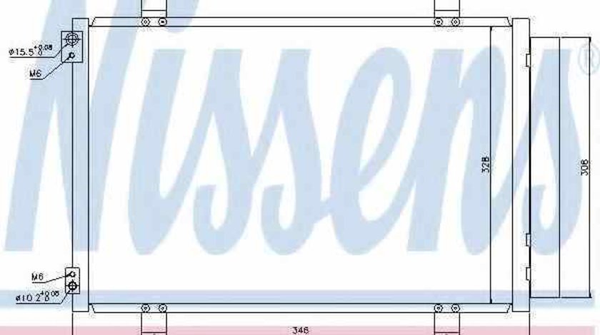 Radiator Clima Aer Conditionat SUZUKI SPLASH NISSENS 940079