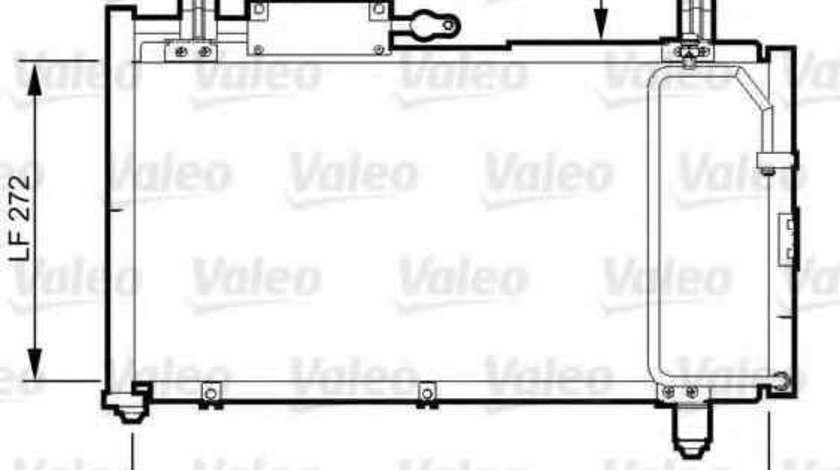 Radiator Clima Aer Conditionat SUZUKI SWIFT III (MZ, EZ) VALEO 814327