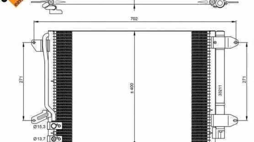 Radiator Clima Aer Conditionat VW BEETLE 5C1 NRF 350028