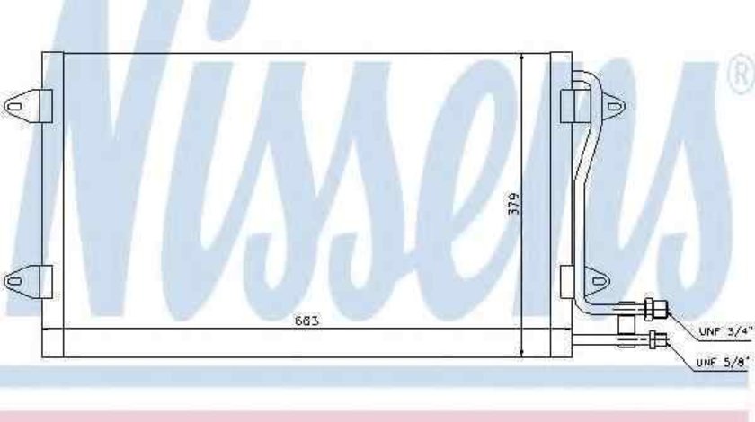 Radiator Clima Aer Conditionat VW LT 28-46 II platou / sasiu (2DC, 2DF, 2DG, 2DL, 2DM) NISSENS 94258