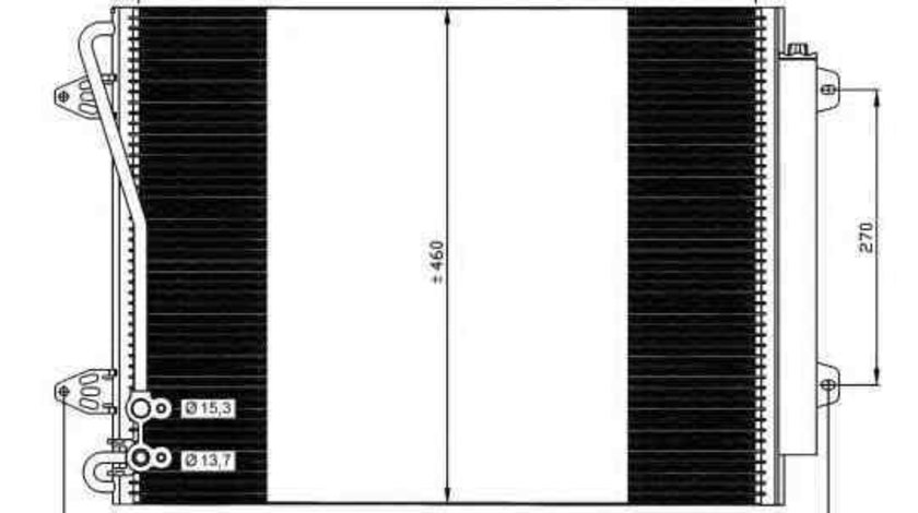 Radiator Clima Aer Conditionat VW PASSAT CC (357) NRF 35613