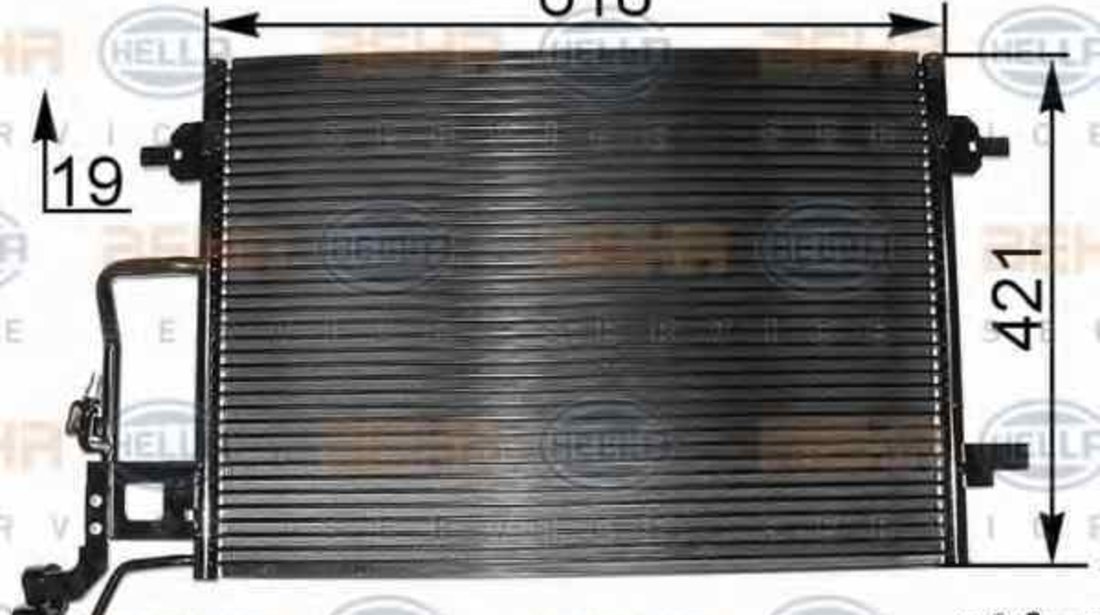 Radiator Clima Aer Conditionat VW PASSAT Variant 3B6 HELLA 8FC 351 300-394