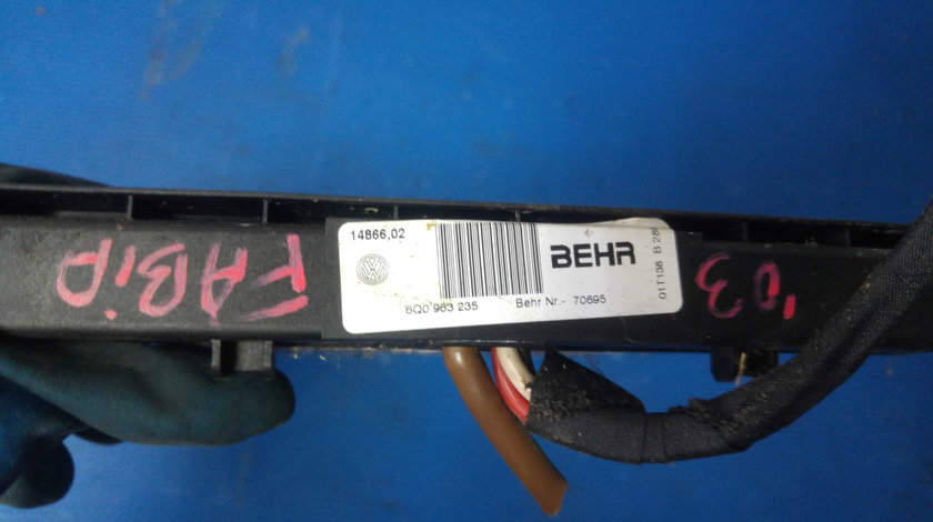 Radiator clima bord skoda fabia vw polo 9n 6q0963235