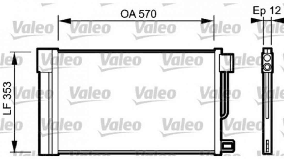 Radiator clima Peugeot BIPPER Tepee 2008-2016 #3 13310103