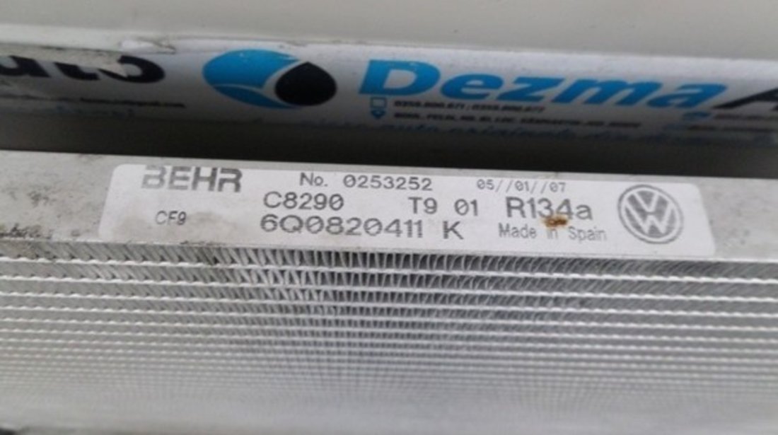 radiator clima Skoda Roomster Praktik (5J) 1.4tdi 6Q0820411K