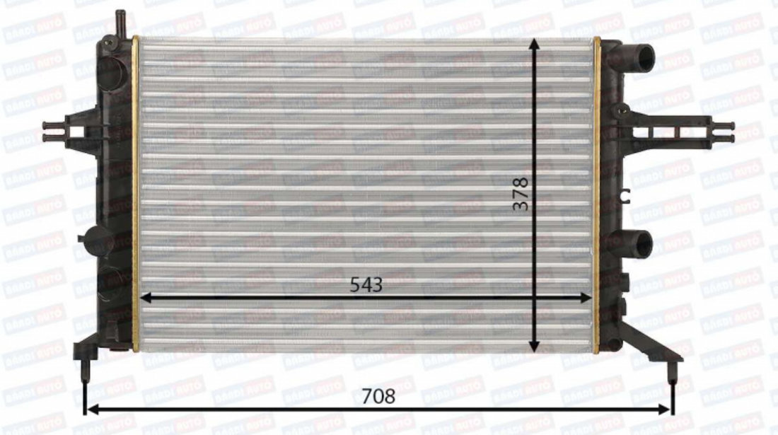 Radiator de apa BA0821000075 opel astra g ⭐⭐⭐⭐⭐