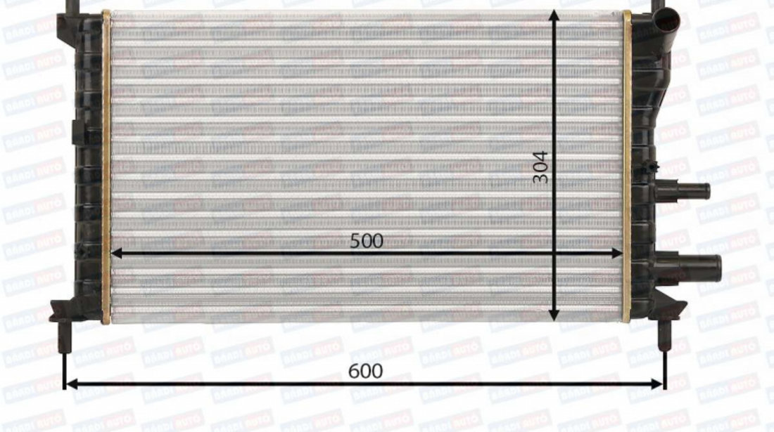 Radiator de apa BA0821000227 ford fiesta III IV mazda 121 III ⭐⭐⭐⭐⭐