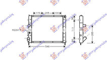 Radiator Dsl(48x44x40)(Fun Screw) - Renault Kangoo...