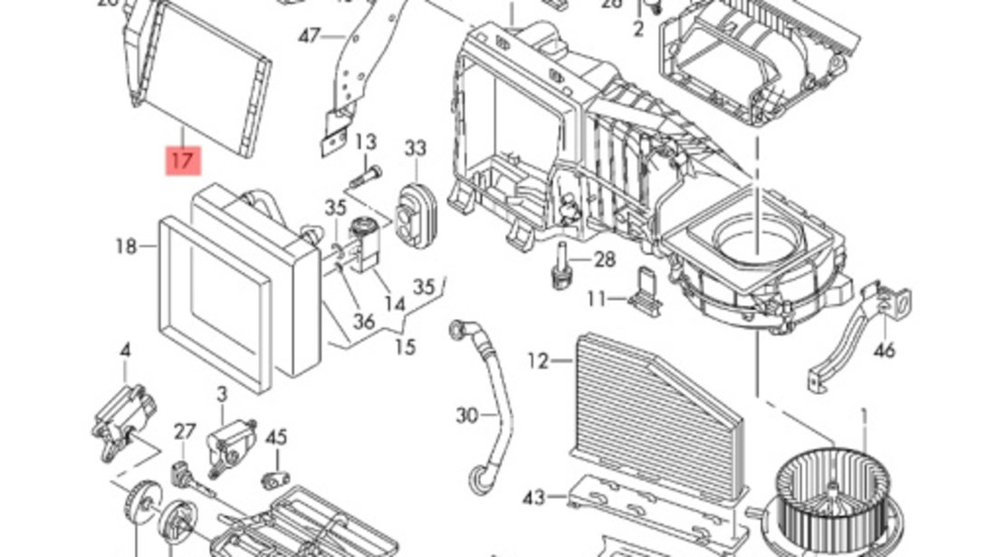 Radiator electric aeroterma Volkswagen Touran (1T3) Monovolum 2014 1.6 TDI VOLKSWAGEN TOURAN (1T3) [ 2010 - 2015 ] OEM 1K0963235F