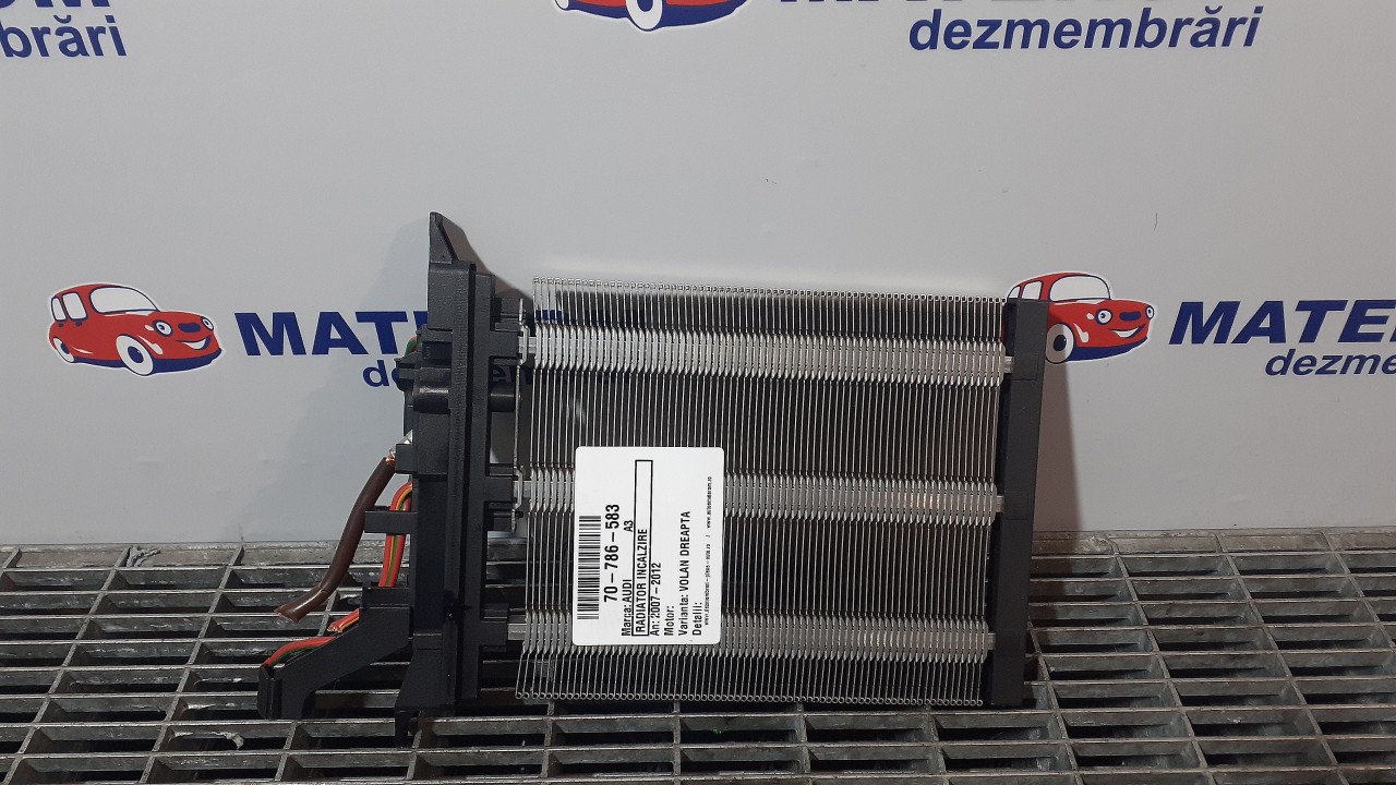 RADIATOR INCALZIRE AUDI A3 A3 - - (2007 2012)