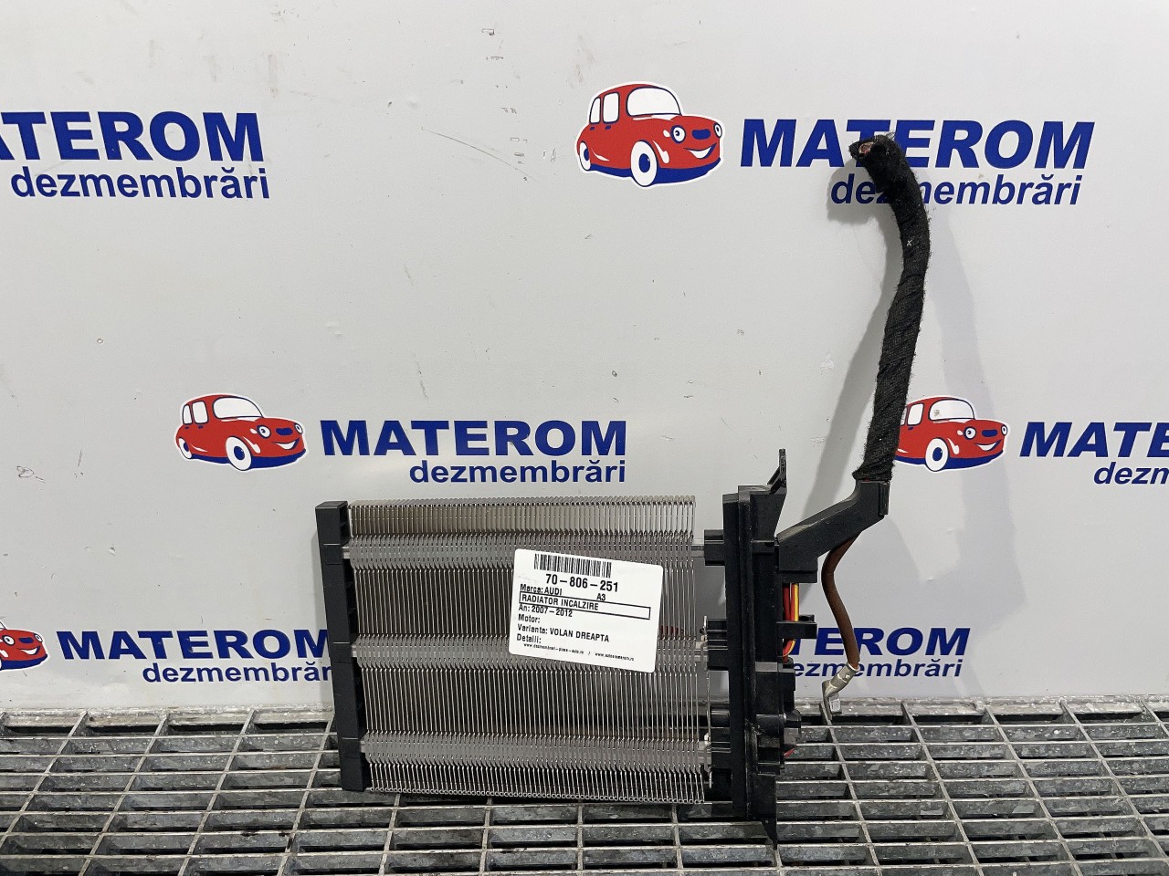 RADIATOR INCALZIRE AUDI A3 A3 - - (2007 2012)