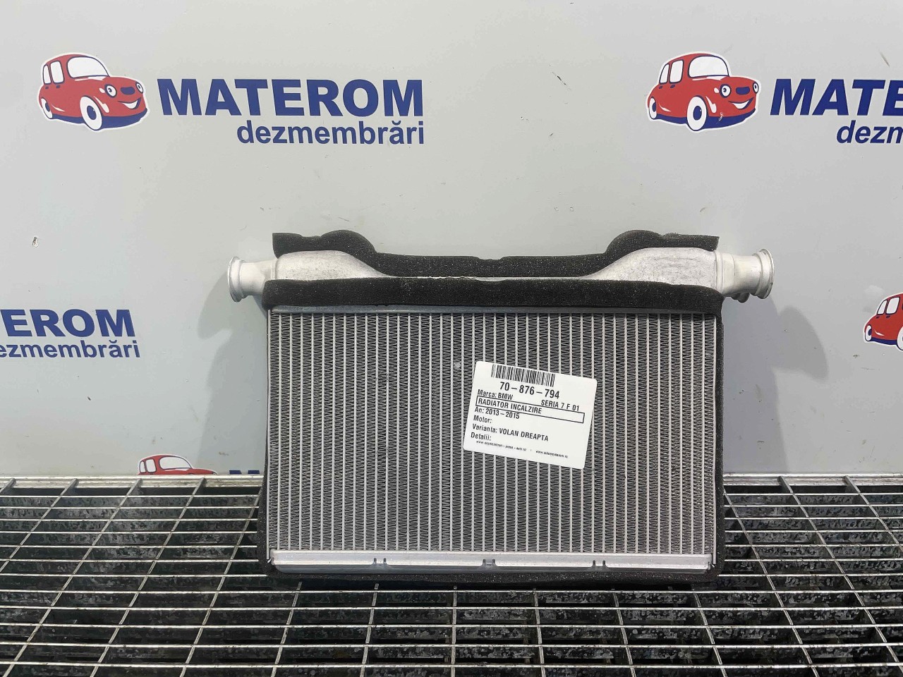 RADIATOR INCALZIRE BMW SERIA 7 F 01 - - (2013 2015)