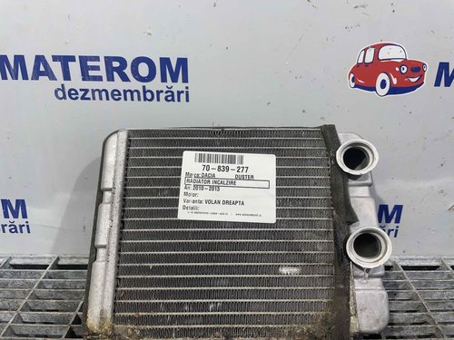 RADIATOR INCALZIRE DACIA DUSTER - - (2010 2013)