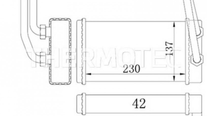 Radiator incalzire Ford TRANSIT Van (T_ _) 1985-1992 #4 06052003