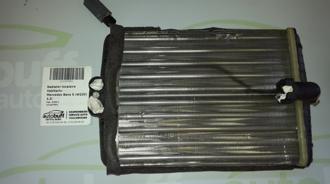 Radiator Incalzire Habitaclu Mercedes Benz S(W220) 3.2l