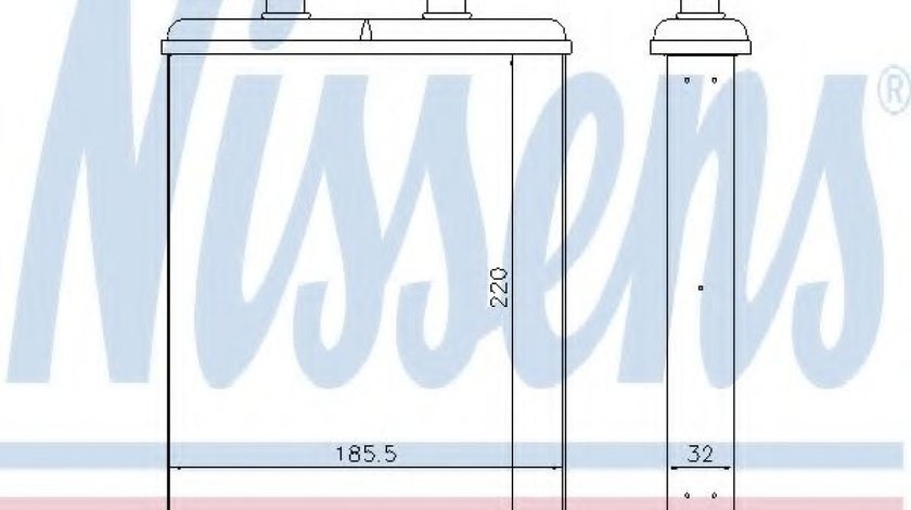 Radiator incalzire interior IVECO DAILY IV platou / sasiu (2006 - 2011) NISSENS 71817 - produs NOU