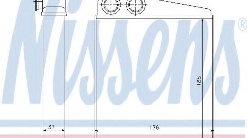 Radiator incalzire interior VW PASSAT CC (357) (2008 - 2012) NISSENS 70228 - produs NOU