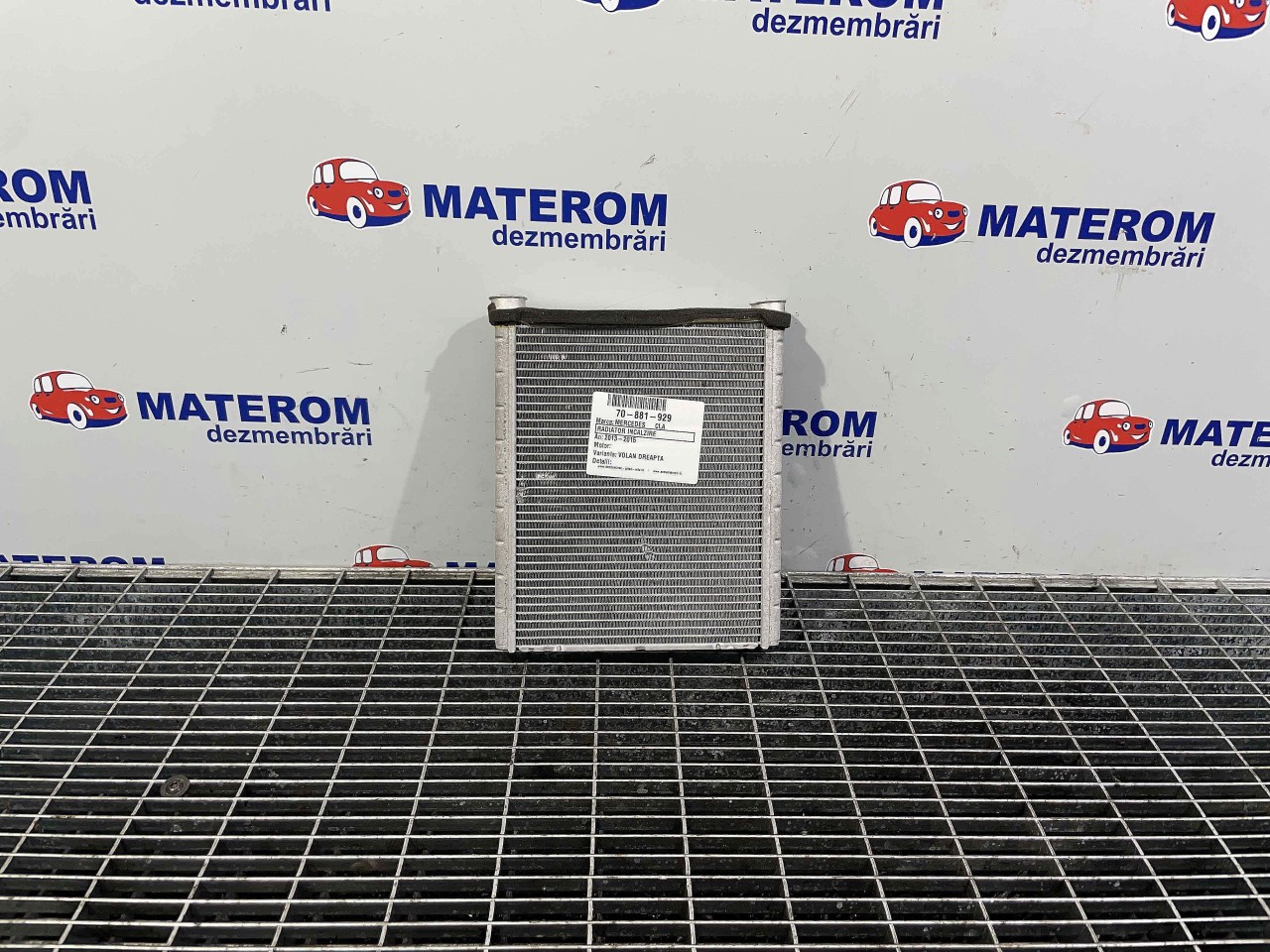 RADIATOR INCALZIRE MERCEDES CLA - - (2013 2019)