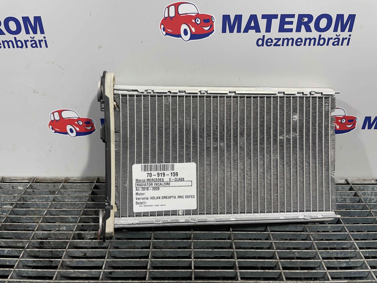 RADIATOR INCALZIRE MERCEDES E-CLASS - - (2016 2020)