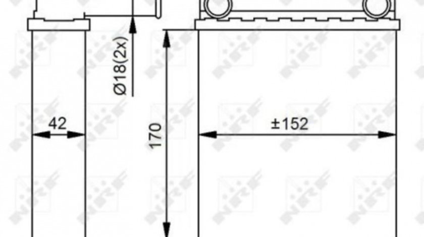 Radiator incalzire Mercedes SPRINTER 2-t platou / sasiu (901, 902) 1995-2006 #2 0038353501