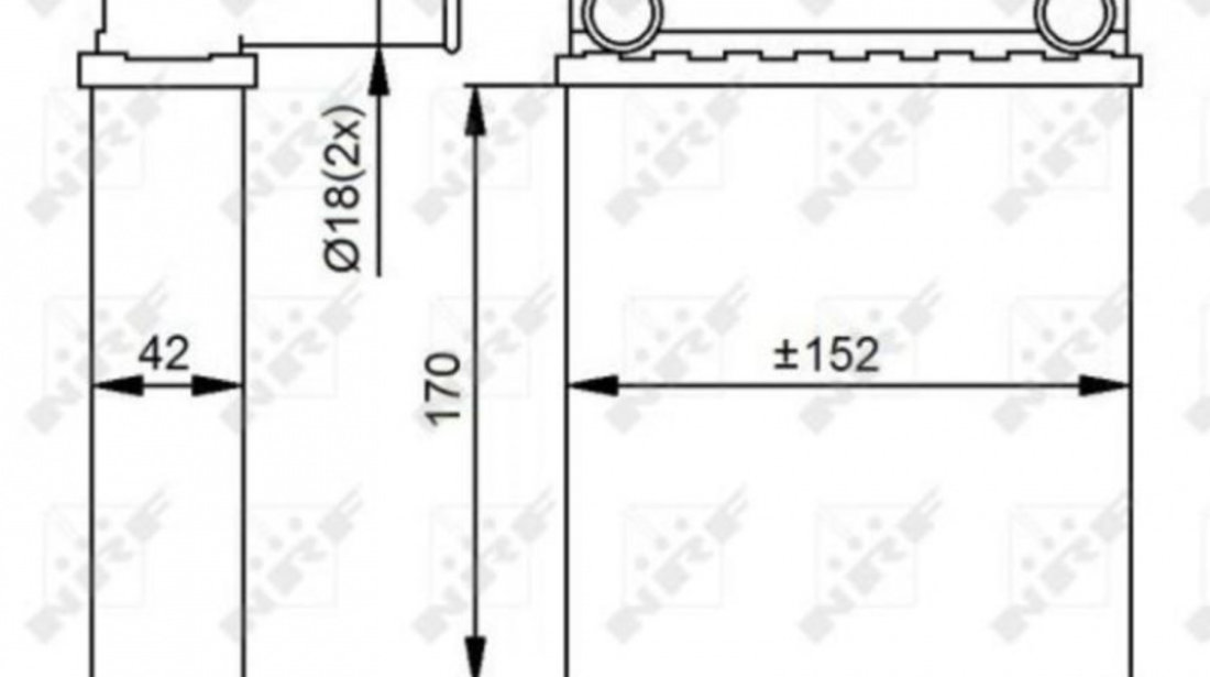 Radiator incalzire Mercedes SPRINTER 4-t caroserie (904) 1996-2006 #2 0038353501