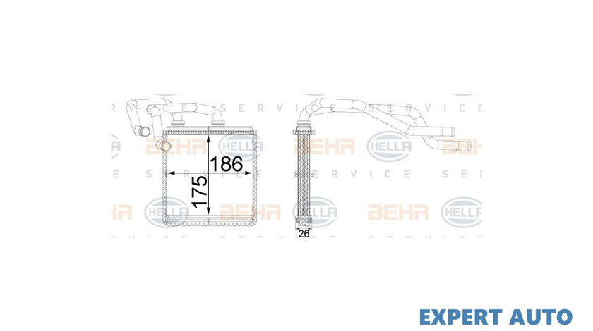 Radiator incalzire Nissan X-TRAIL (T31) 2007-2013 #2 27140BR20A