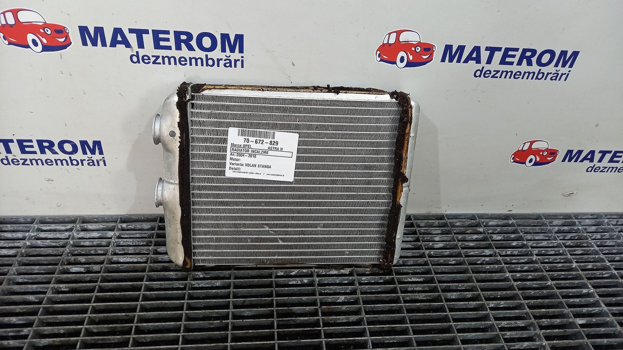 RADIATOR INCALZIRE OPEL ASTRA H ASTRA H - - (2004 2010)