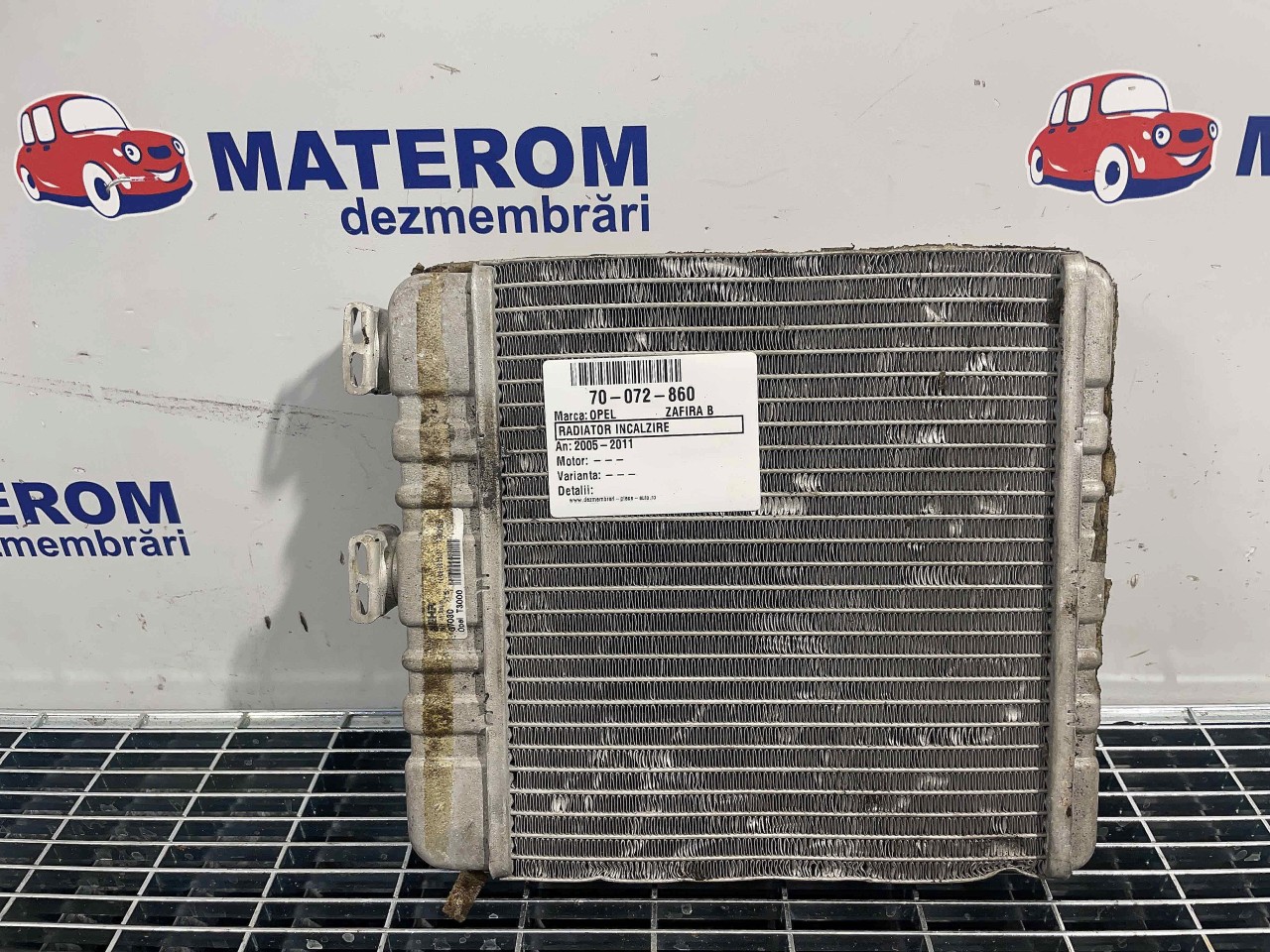 RADIATOR INCALZIRE OPEL ZAFIRA B ZAFIRA B - - (2005 2011)