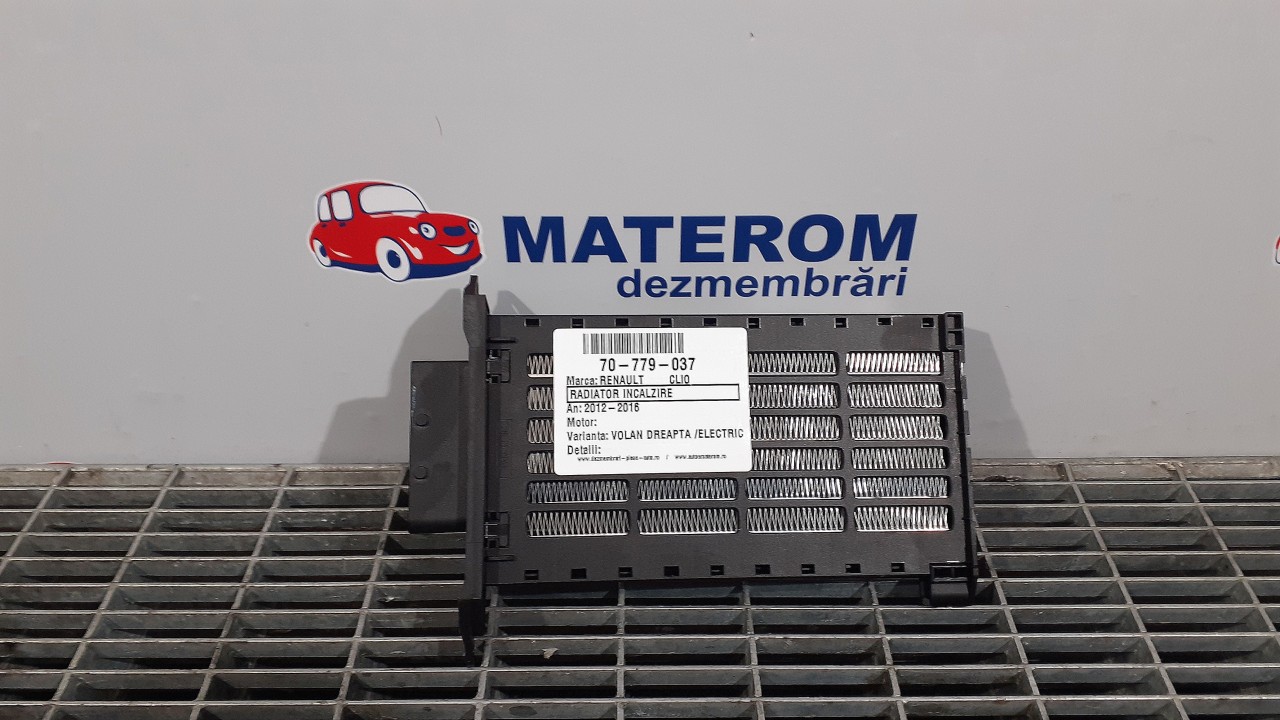 RADIATOR INCALZIRE RENAULT CLIO - - (2012 2016)