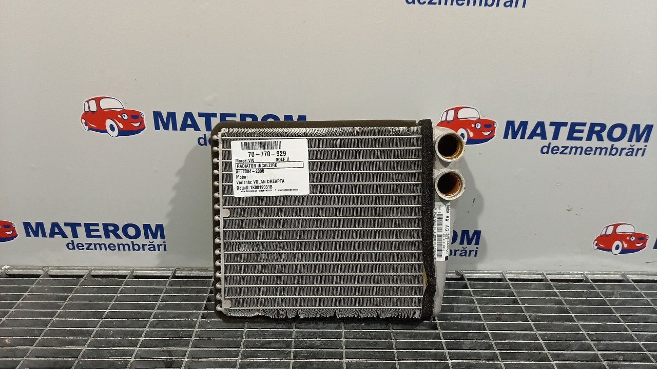 RADIATOR INCALZIRE VW GOLF V - - (2004 2008)
